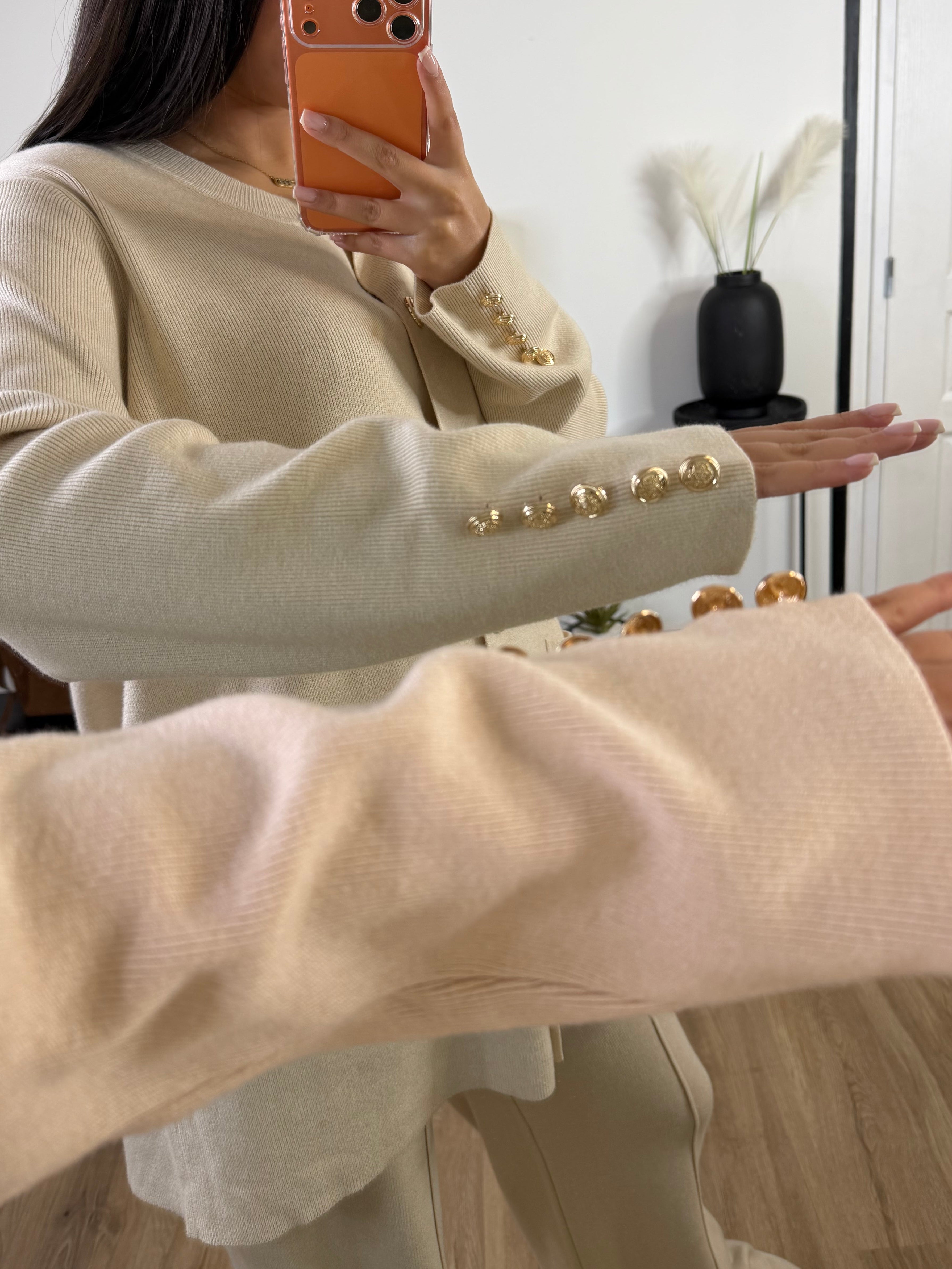 Ensemble maille palazzo Nava | Beige