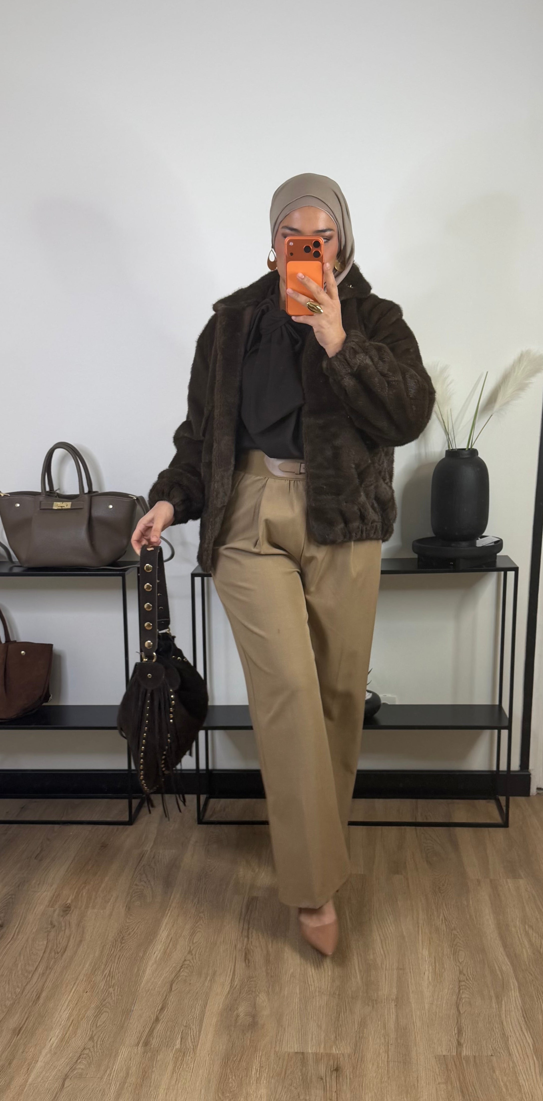 Veste Oksana I marron chocolat