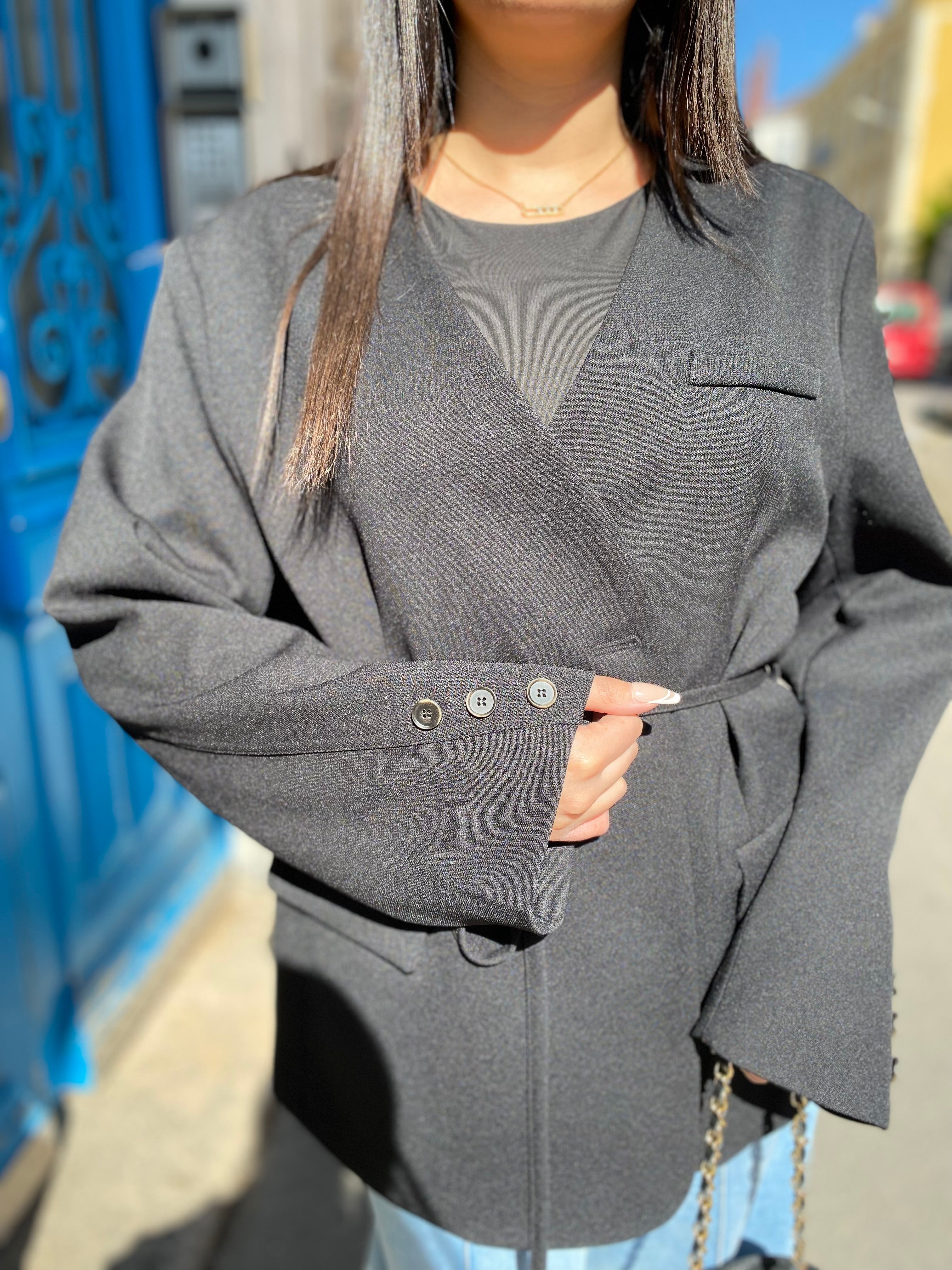 Blazer Lyna noir (PREMIUM CO)