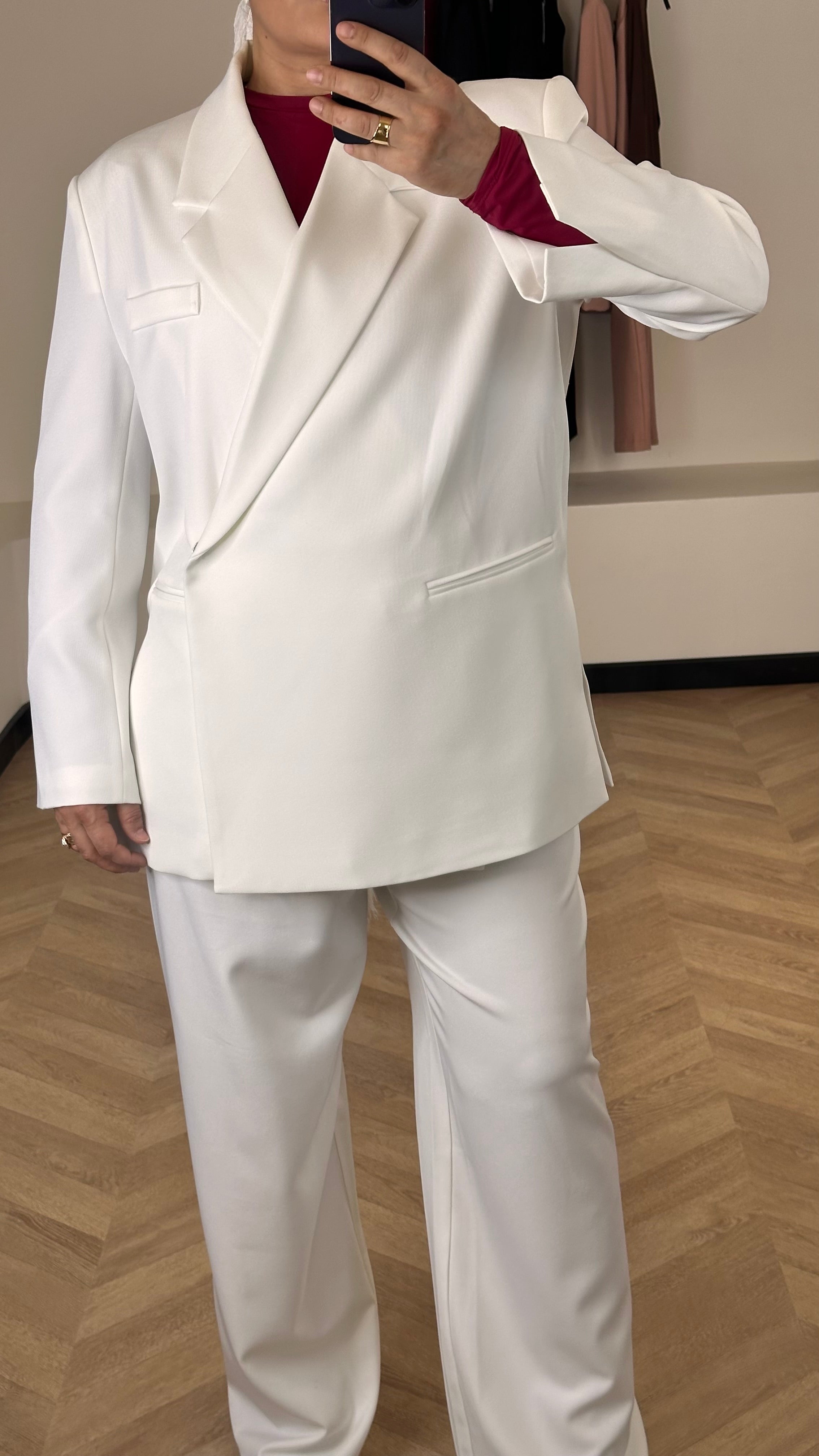Blazer Loann blanc (PREMIUM CO)