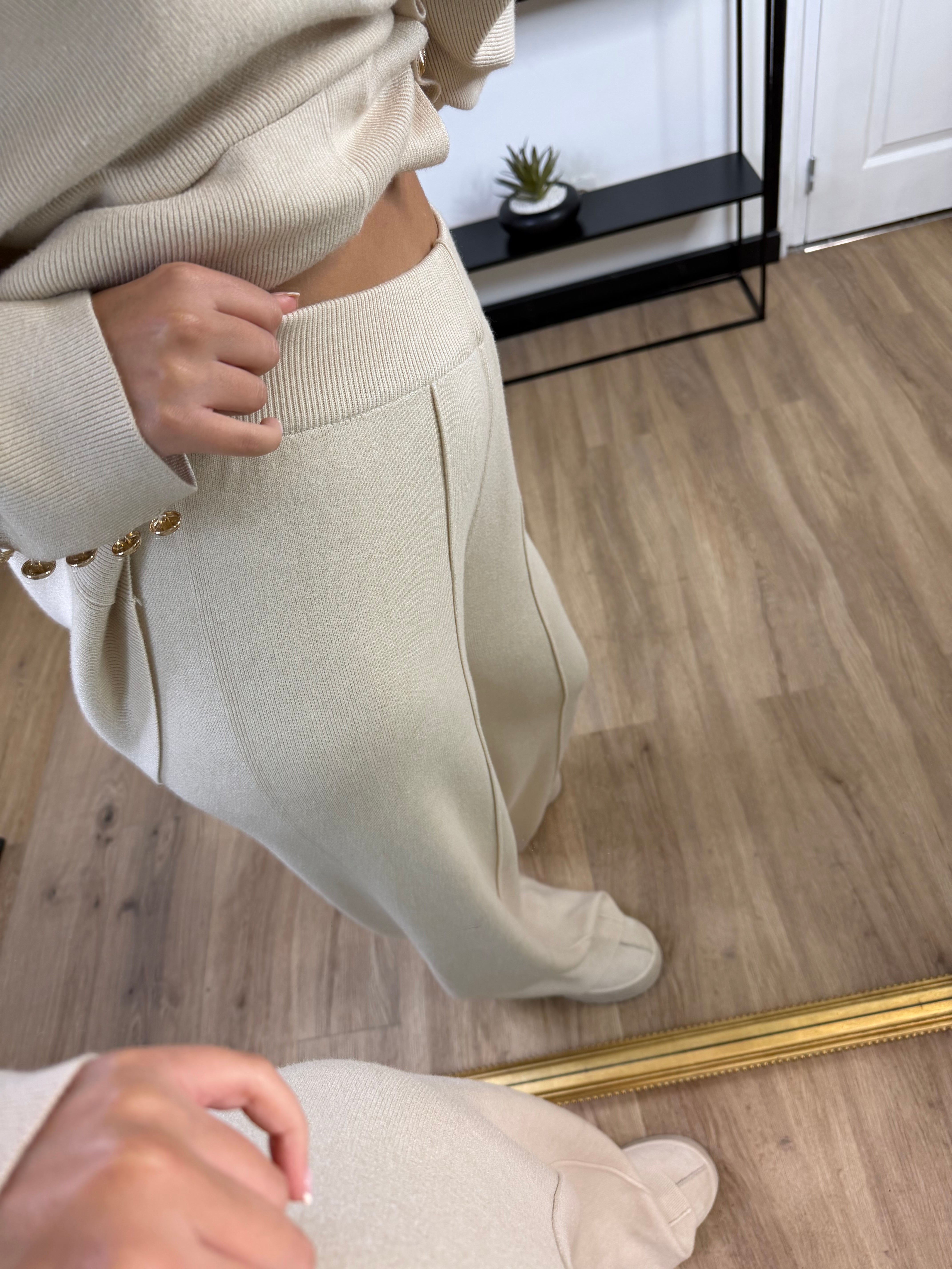 Ensemble maille palazzo Nava | Beige