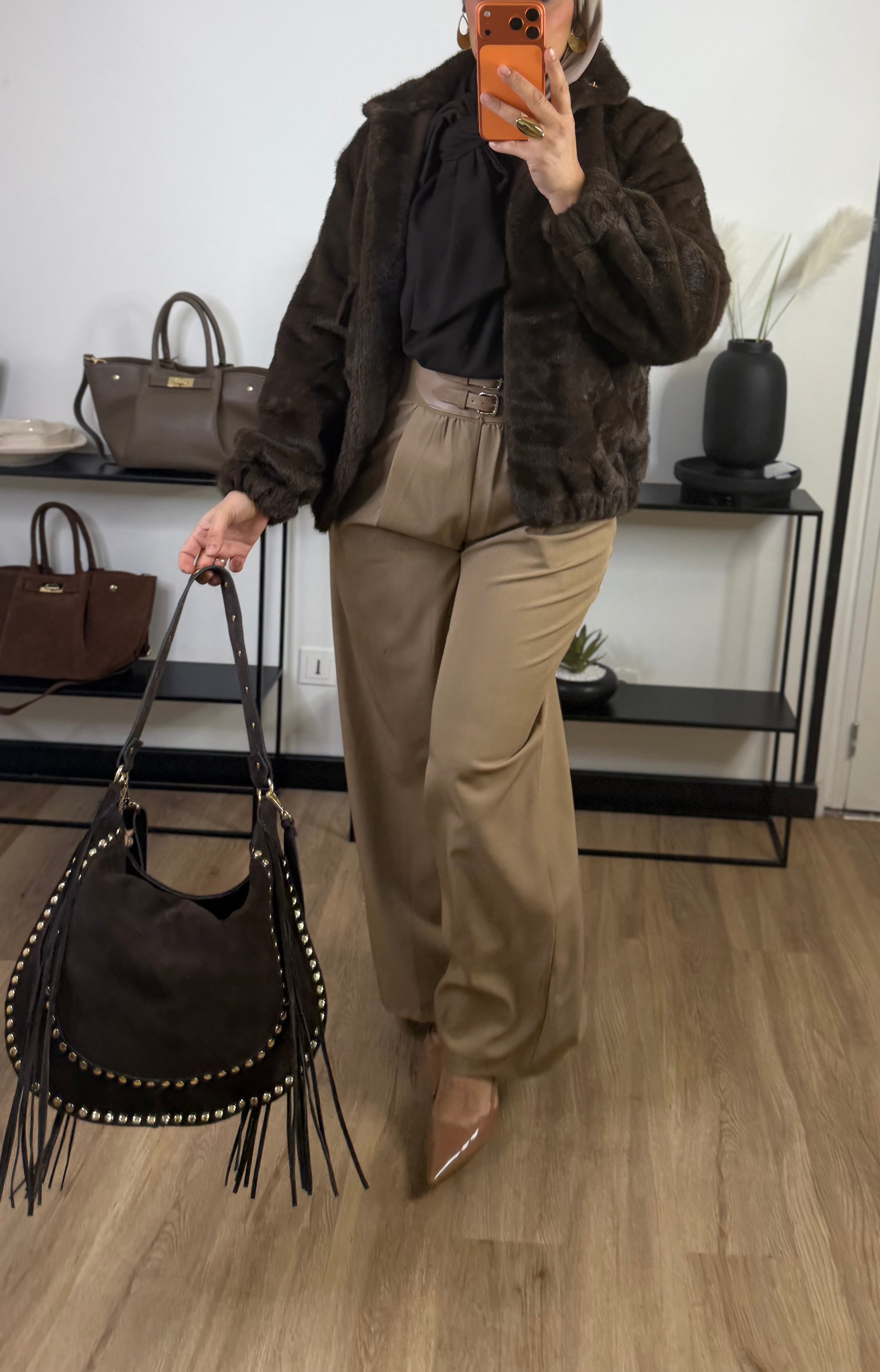 Veste Oksana I marron chocolat