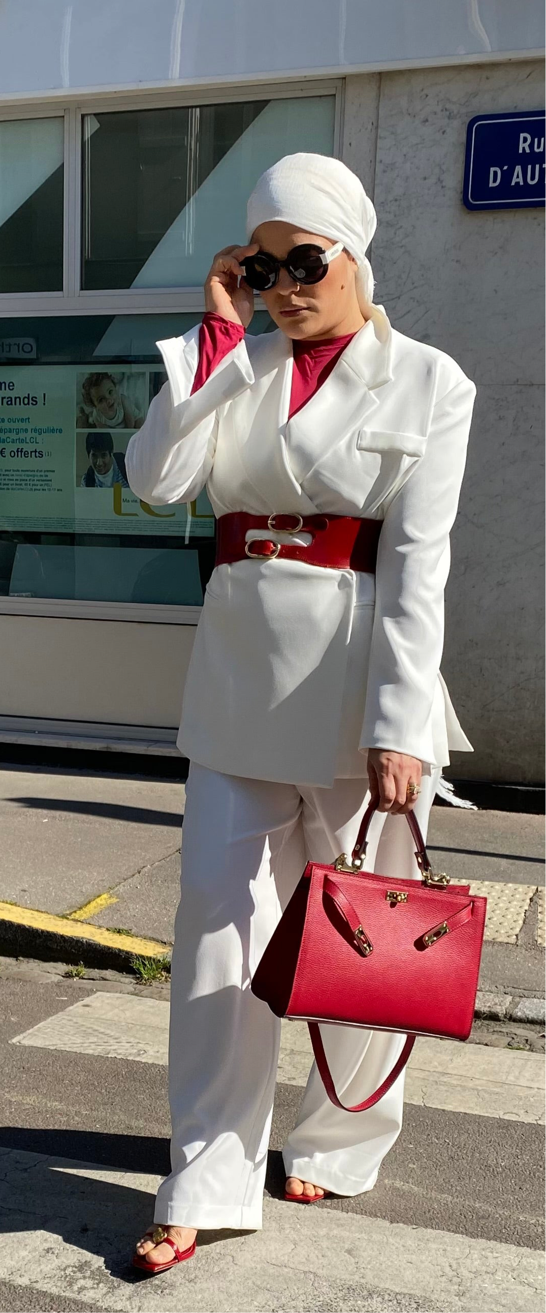 Sac a main Maeva Bordeaux