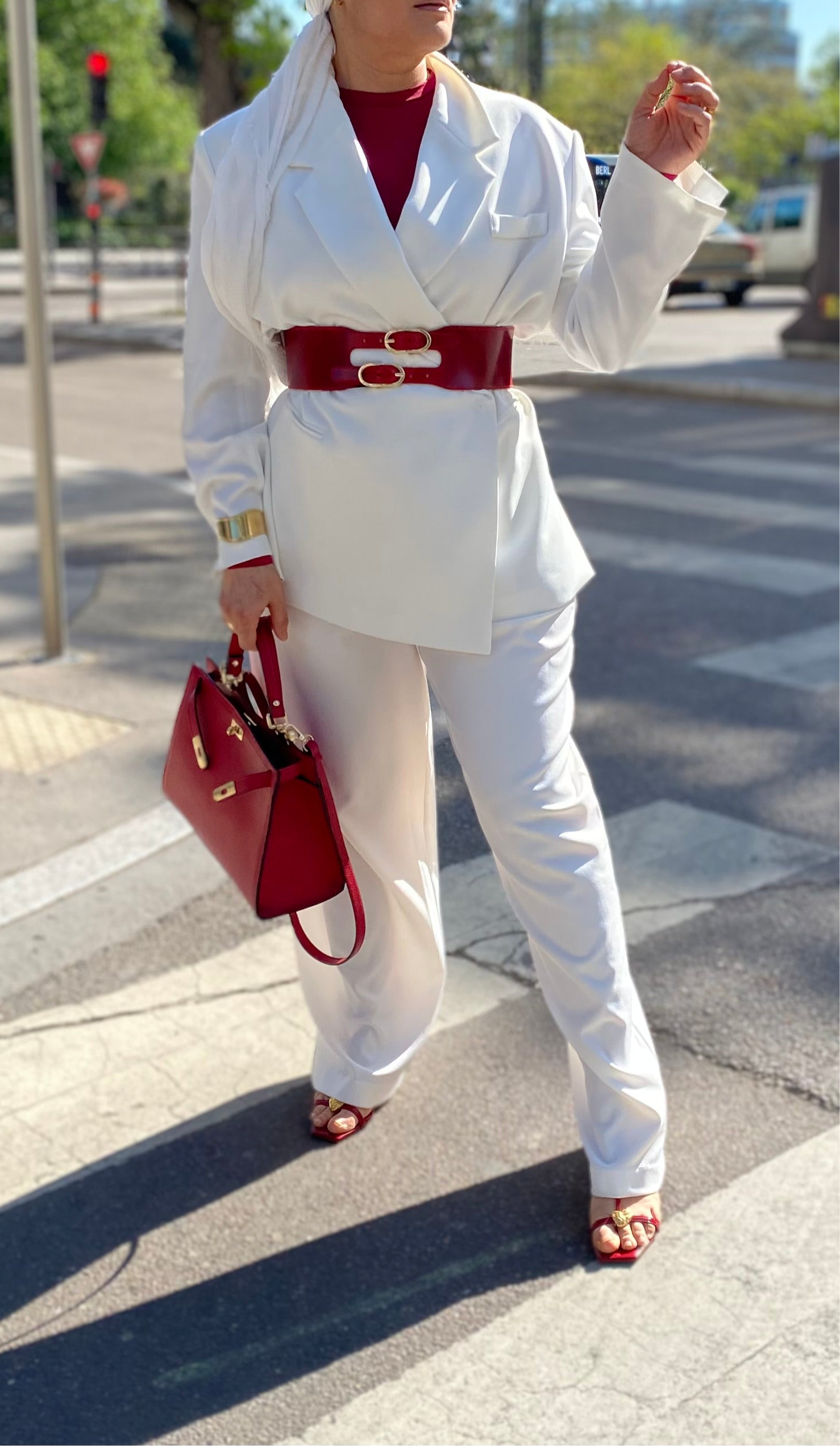 Sac a main Maeva Bordeaux