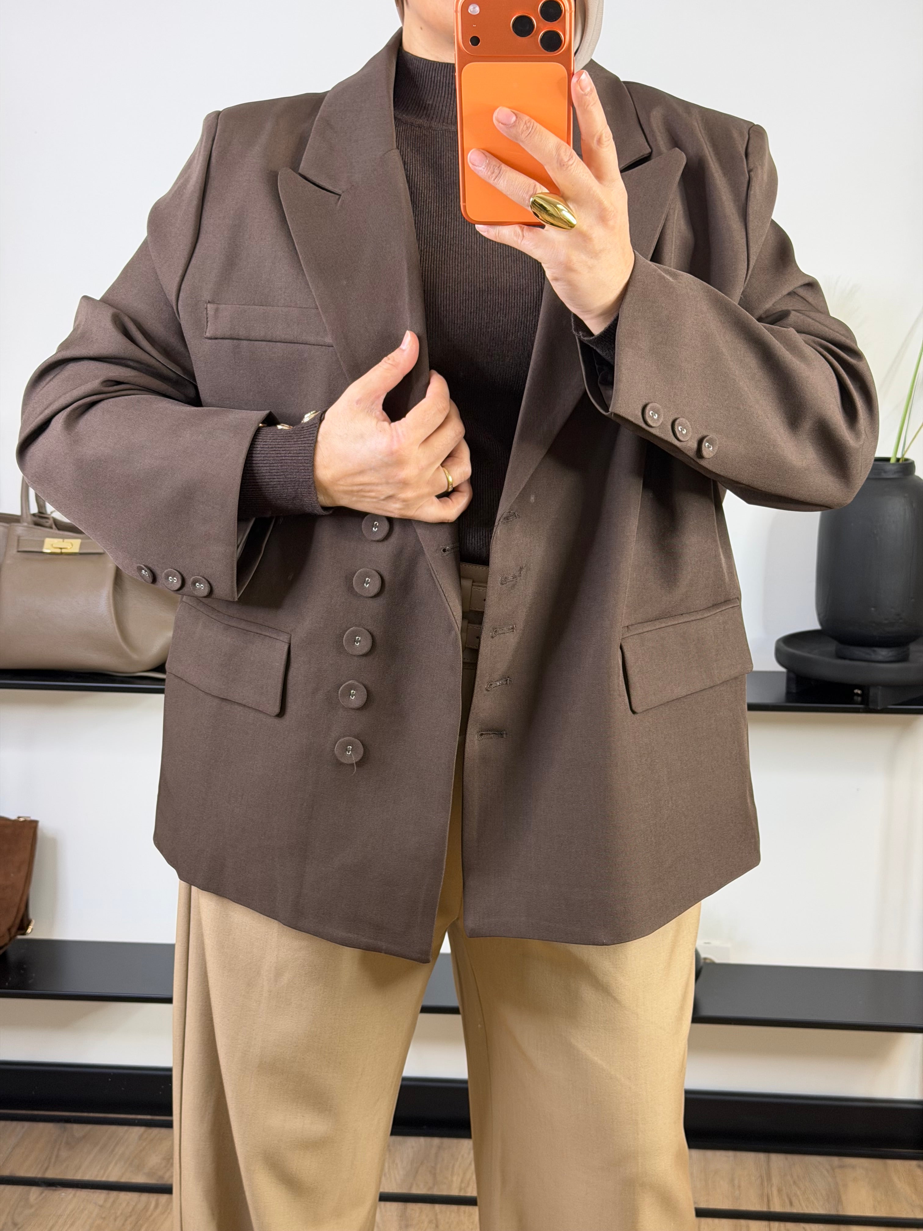 Blazer Mora I marron chocolat