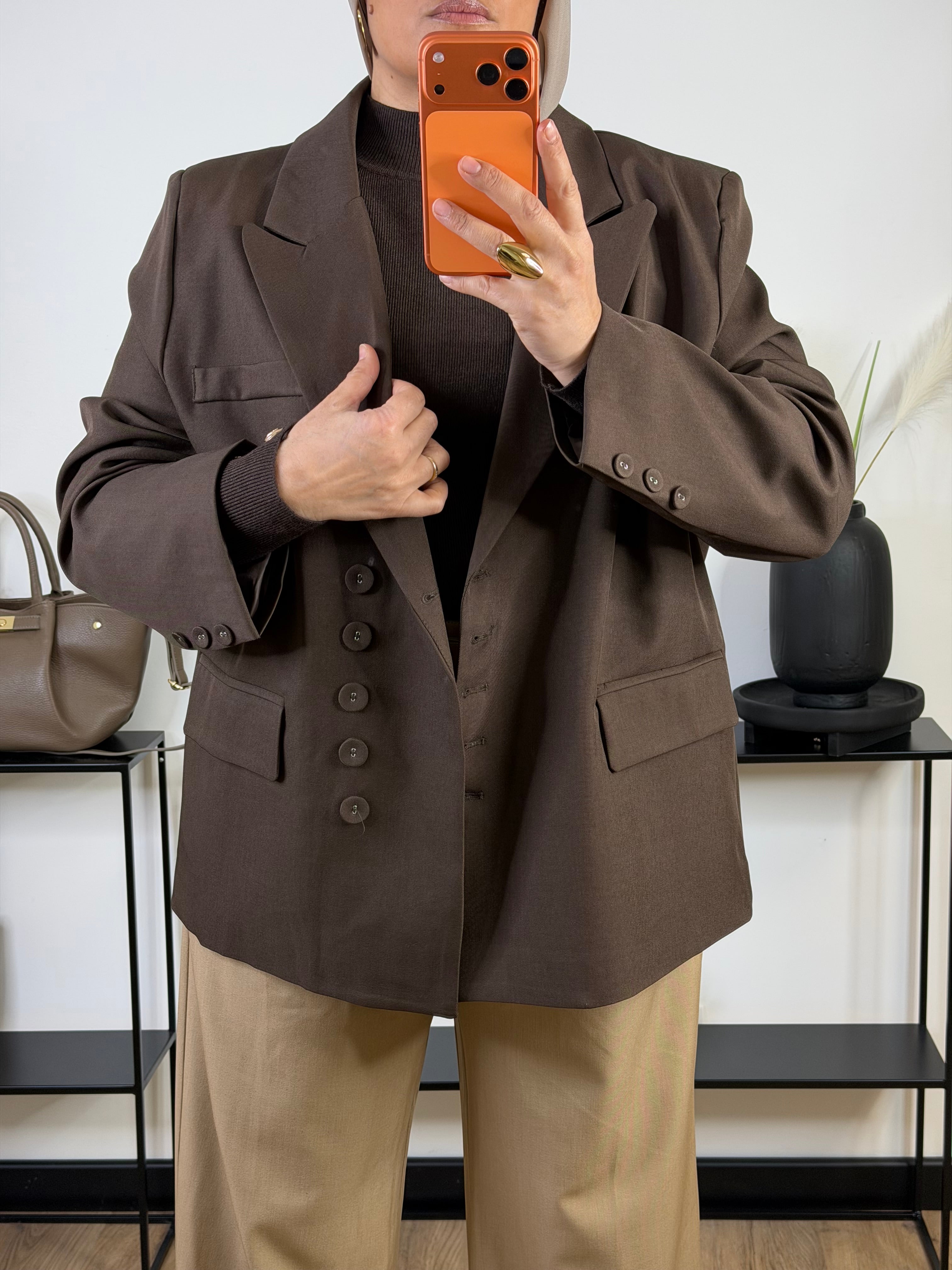 Blazer Mora I marron chocolat