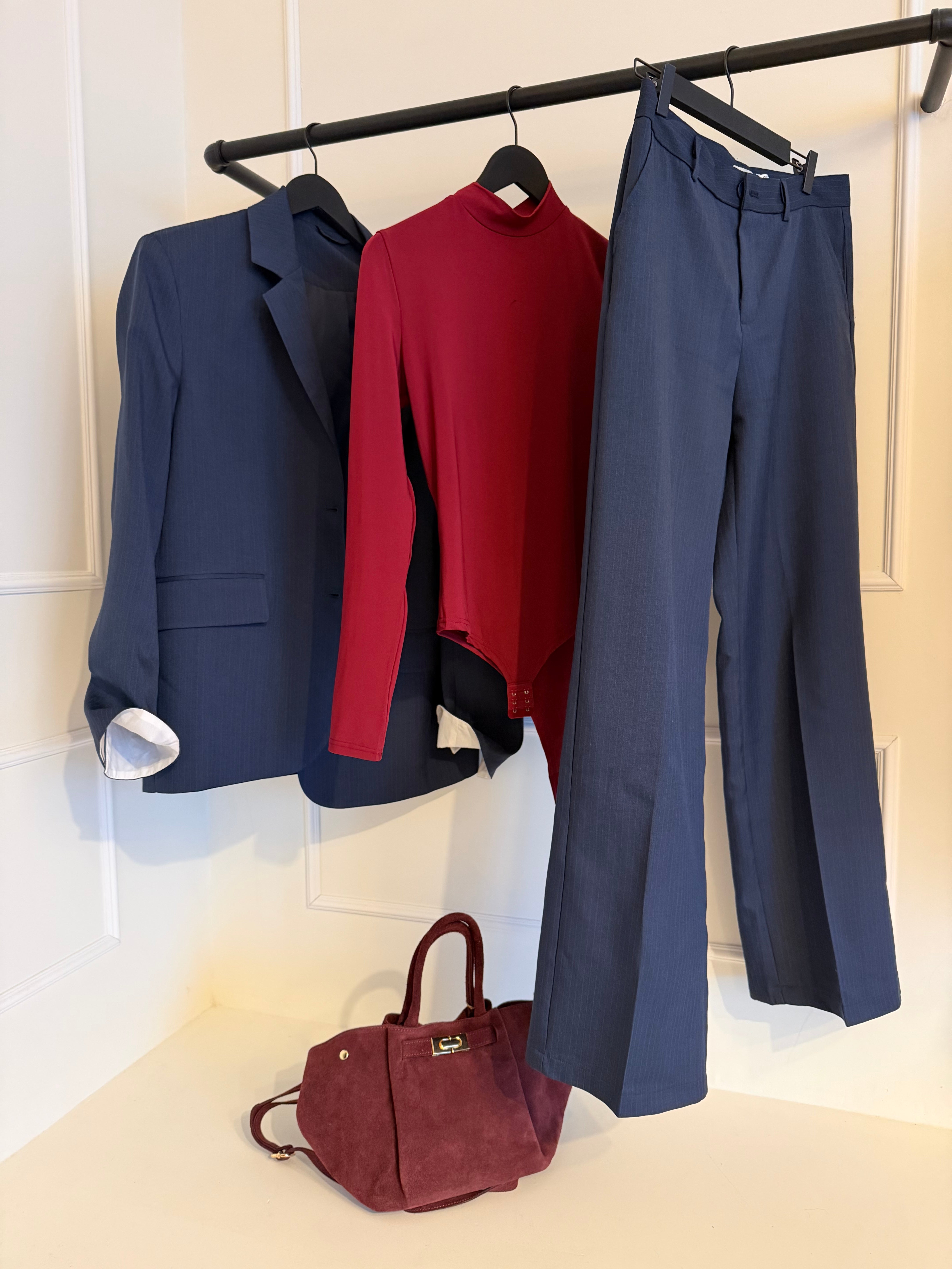 Haut body Roji I rouge bordeaux
