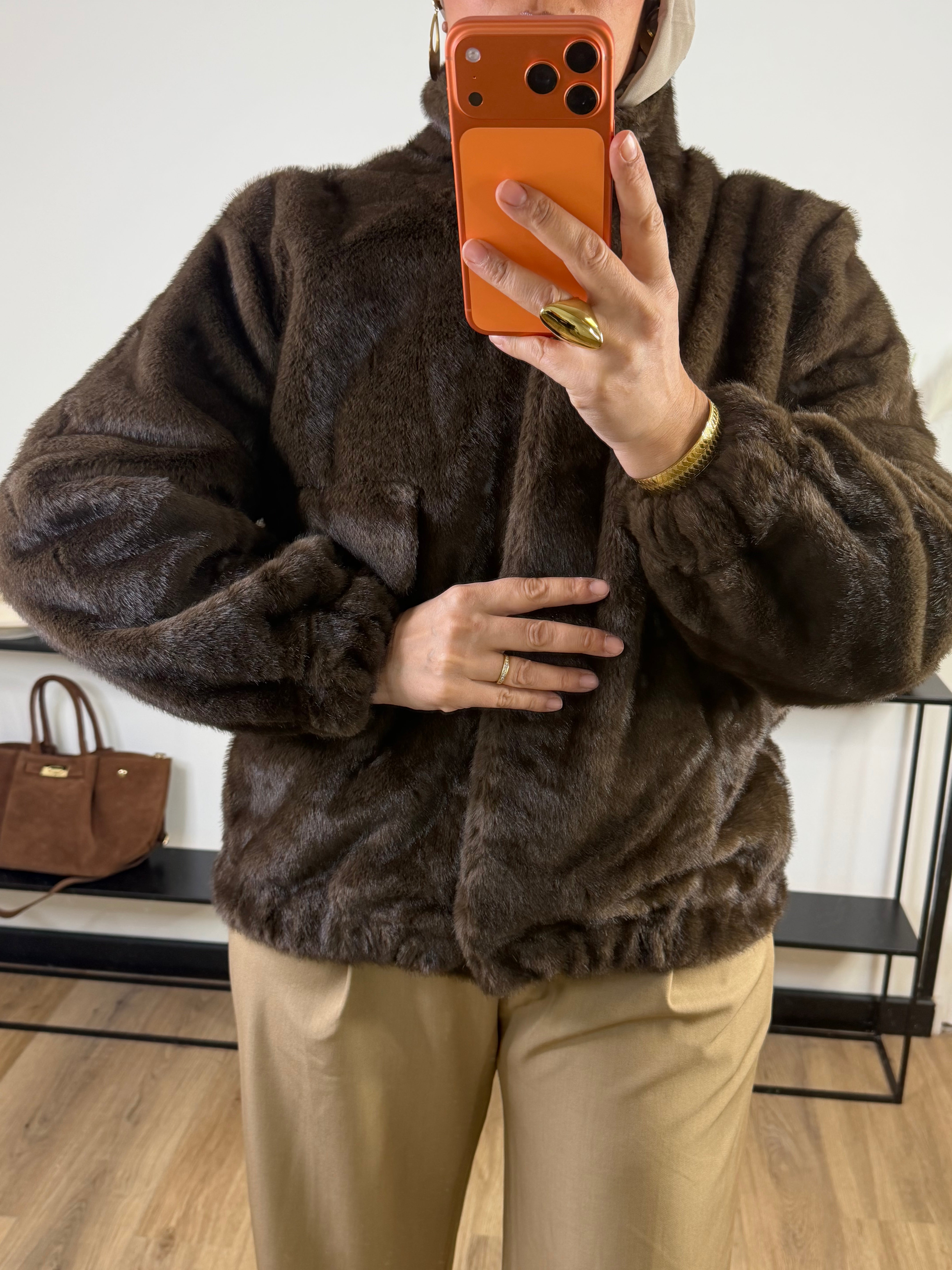 Veste Oksana I marron chocolat
