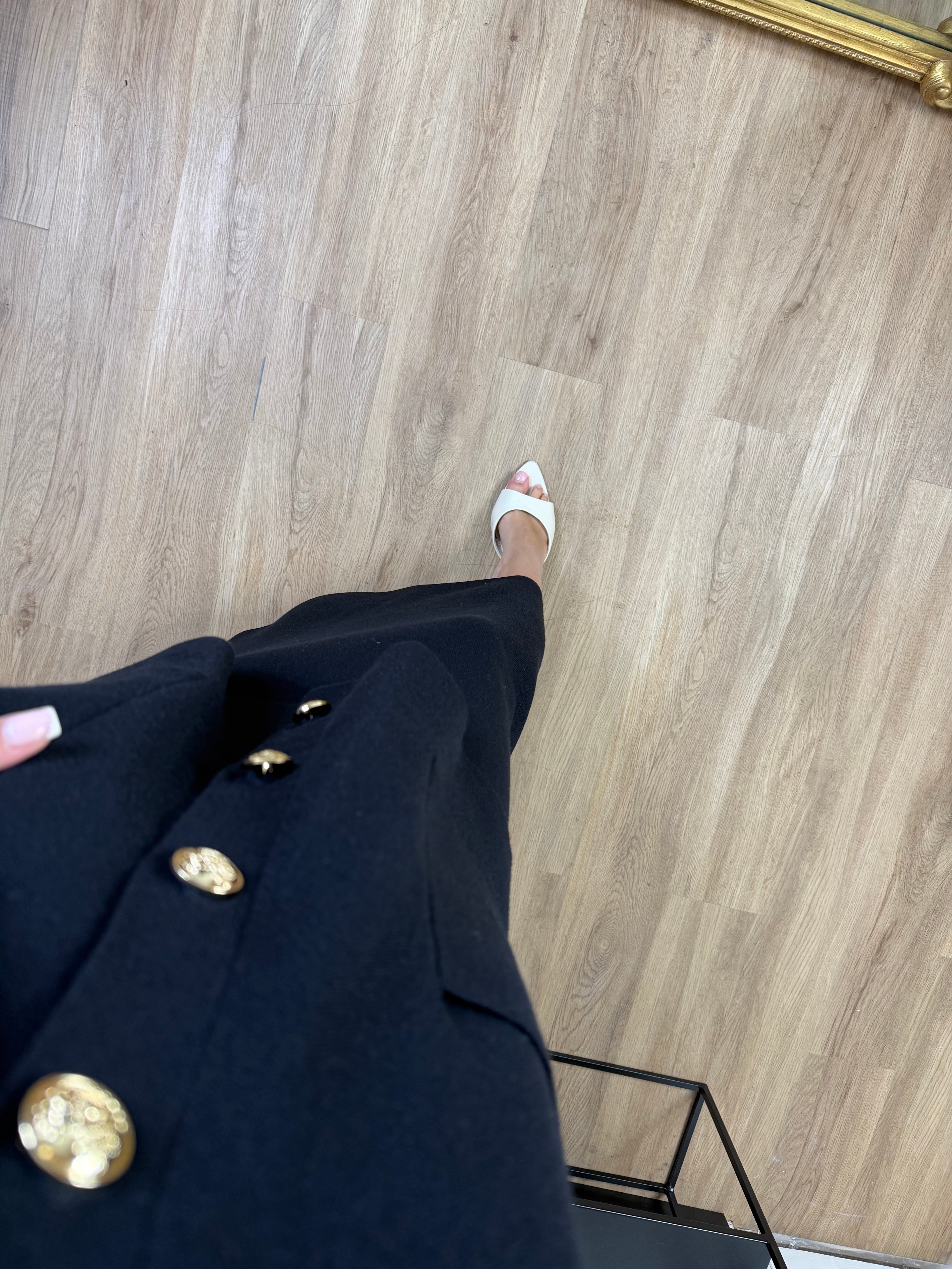 Ensemble maille jupe Sienna | Noir