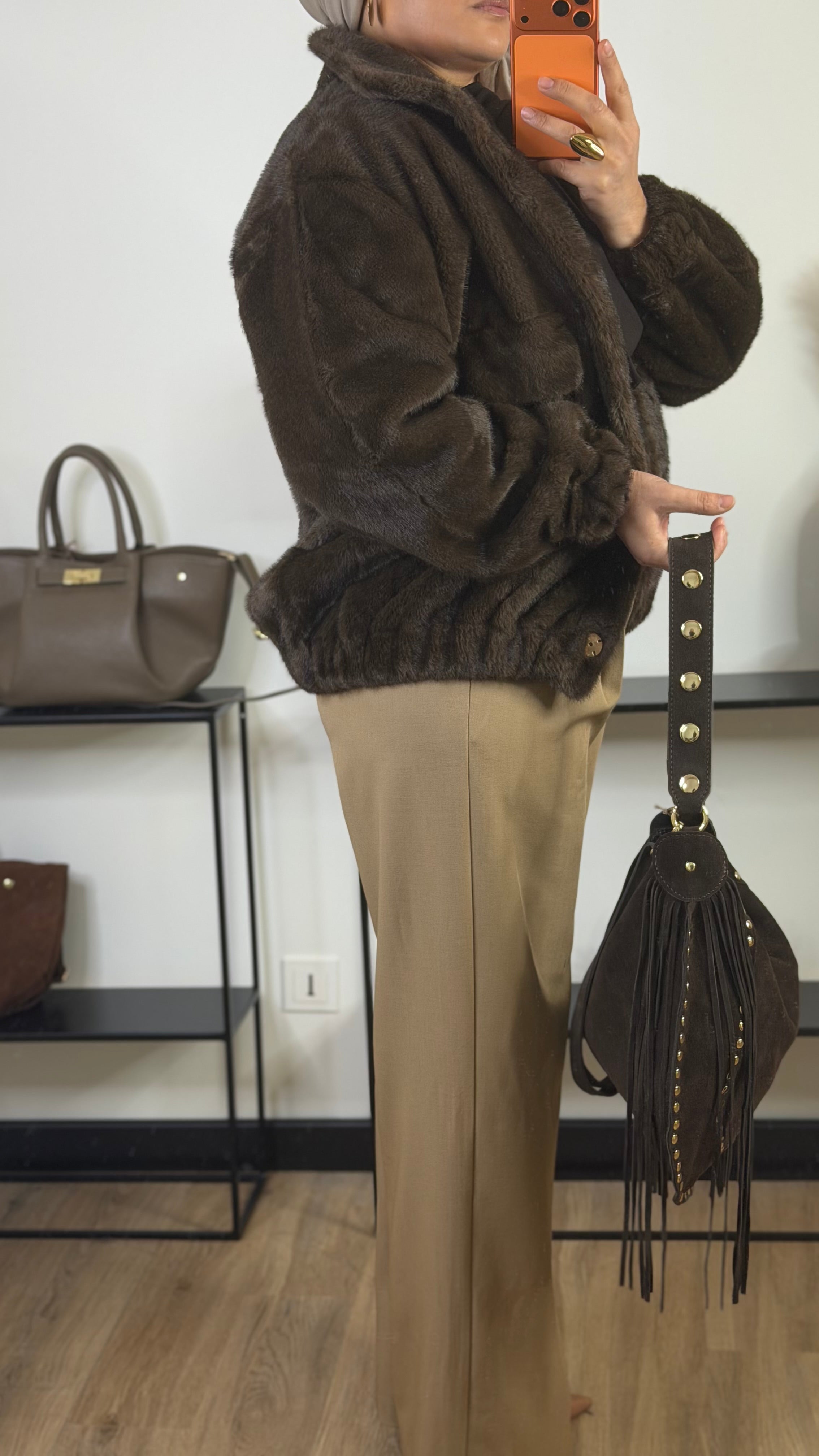 Veste Oksana I marron chocolat