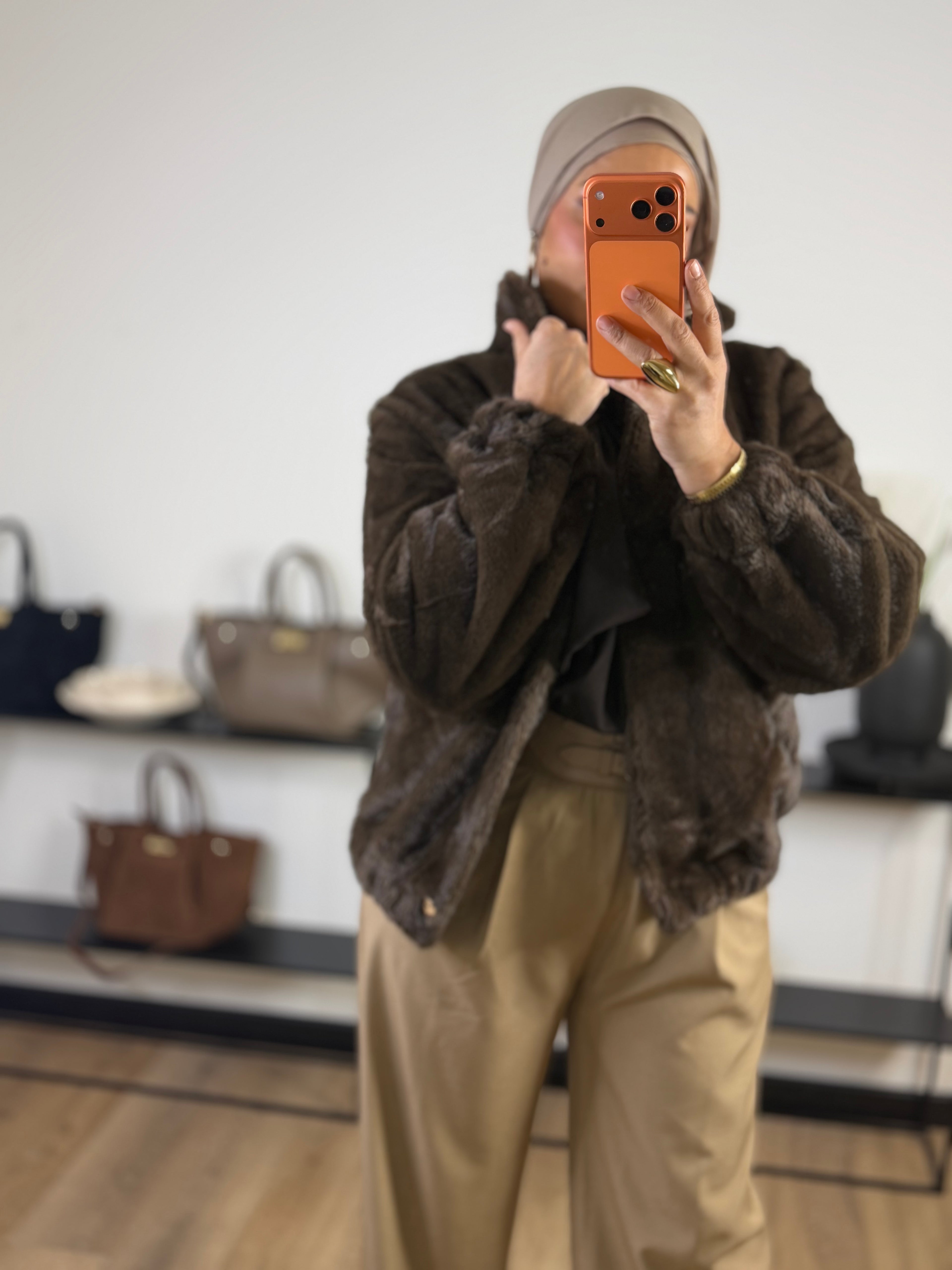 Veste Oksana I marron chocolat