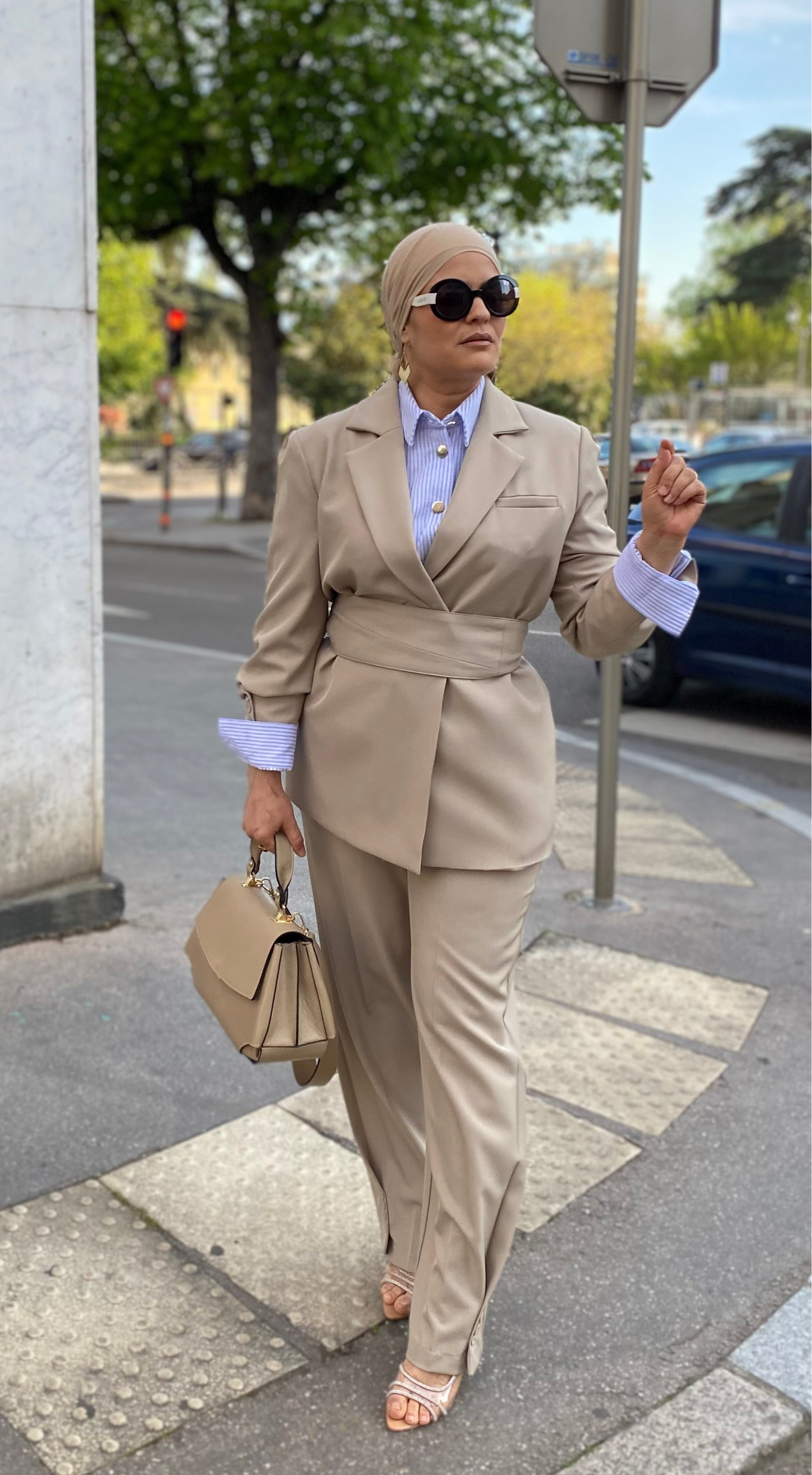 Blazer Ariana taupe (PREMIUM CO)