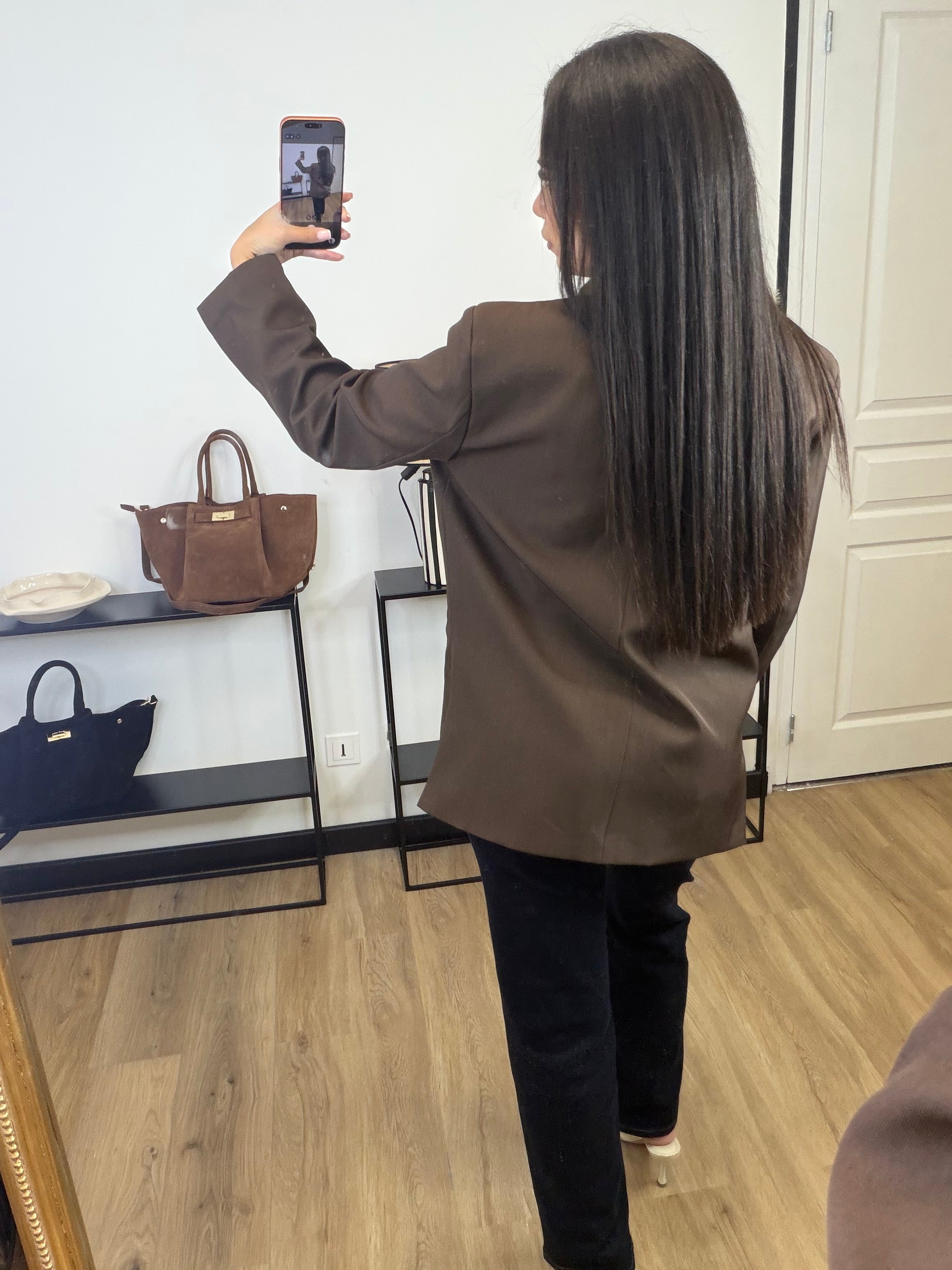 Blazer Éveline I marron chocolat