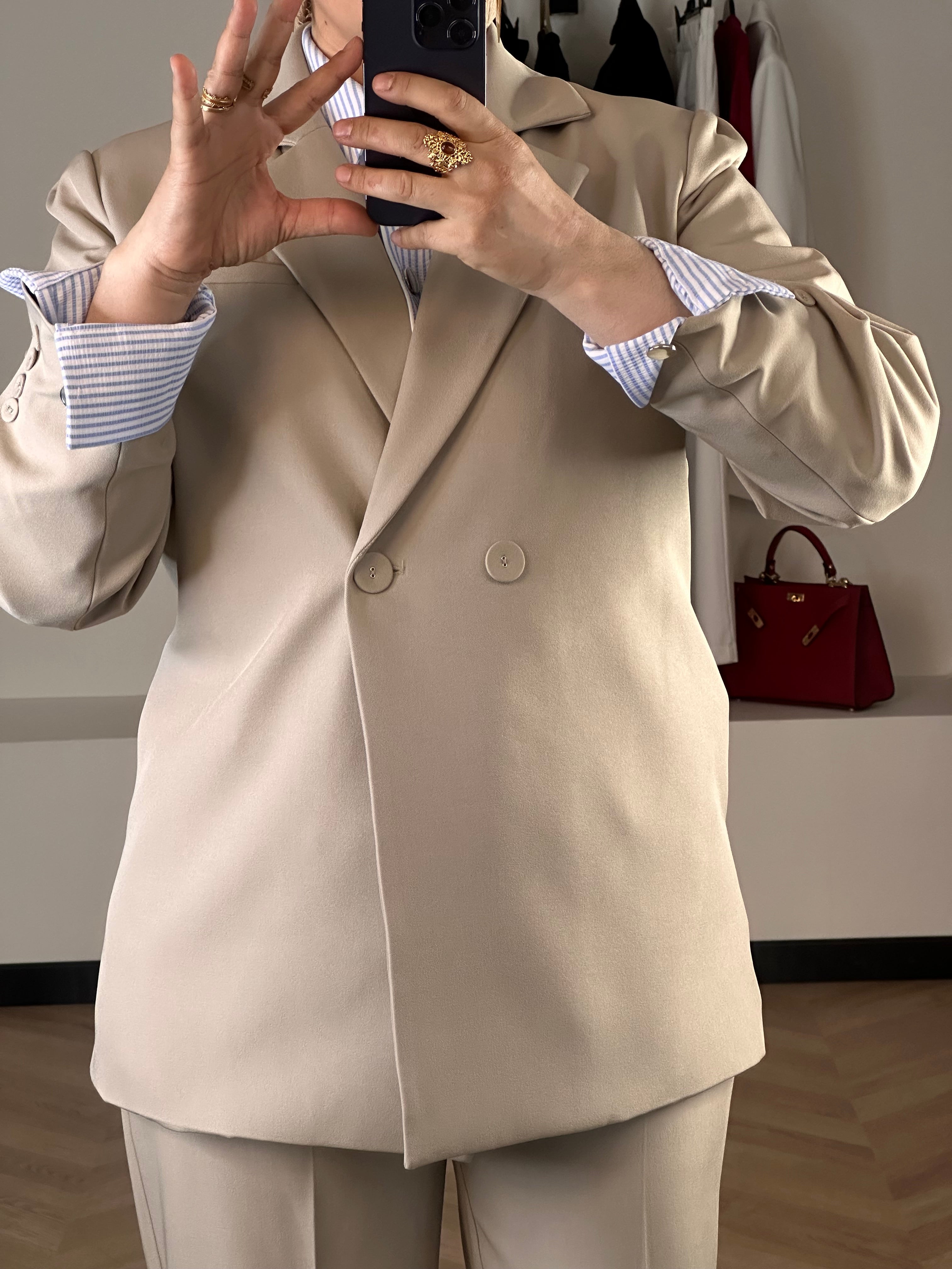 Blazer Ariana taupe (PREMIUM CO)