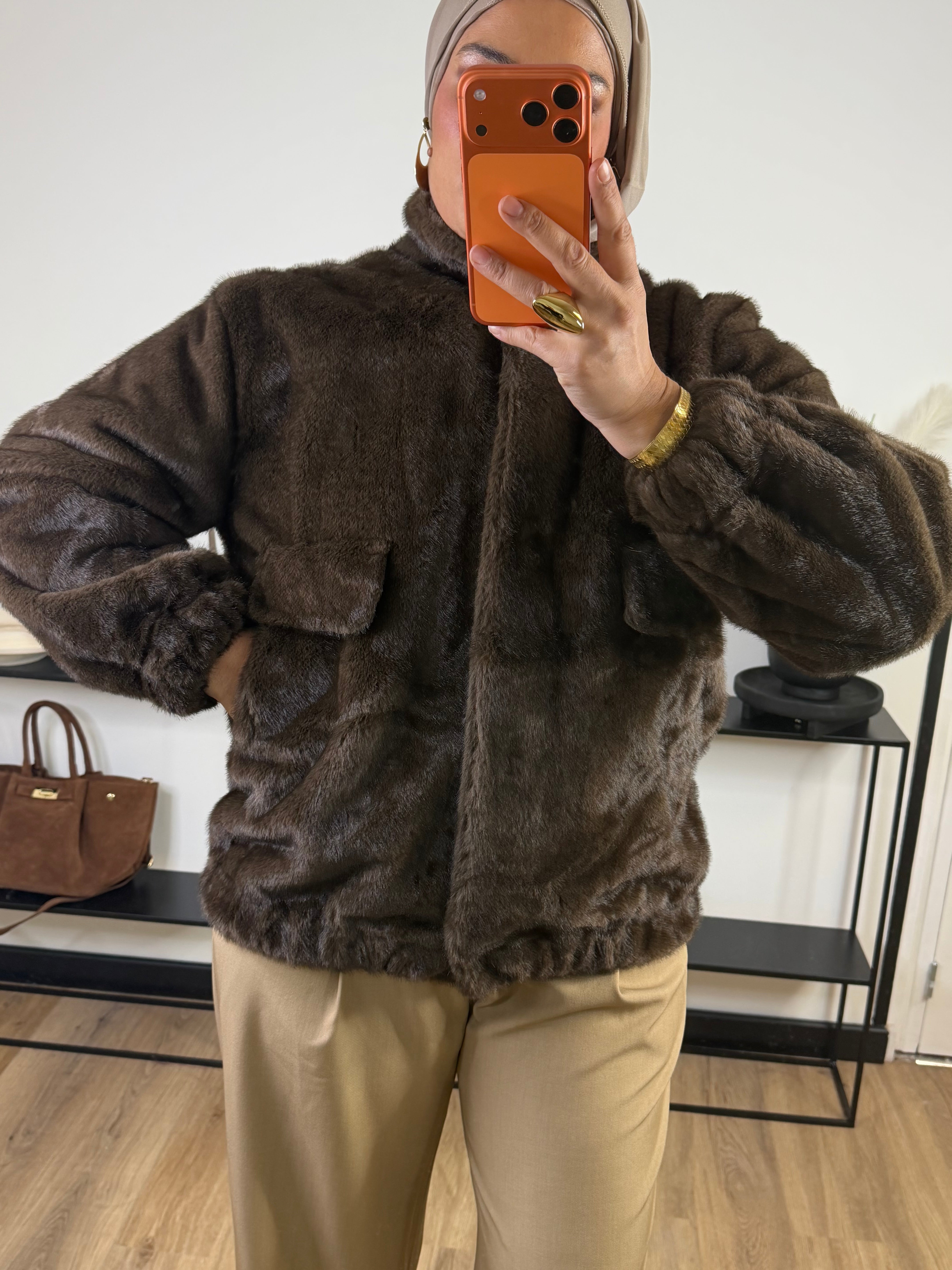 Veste Oksana I marron chocolat