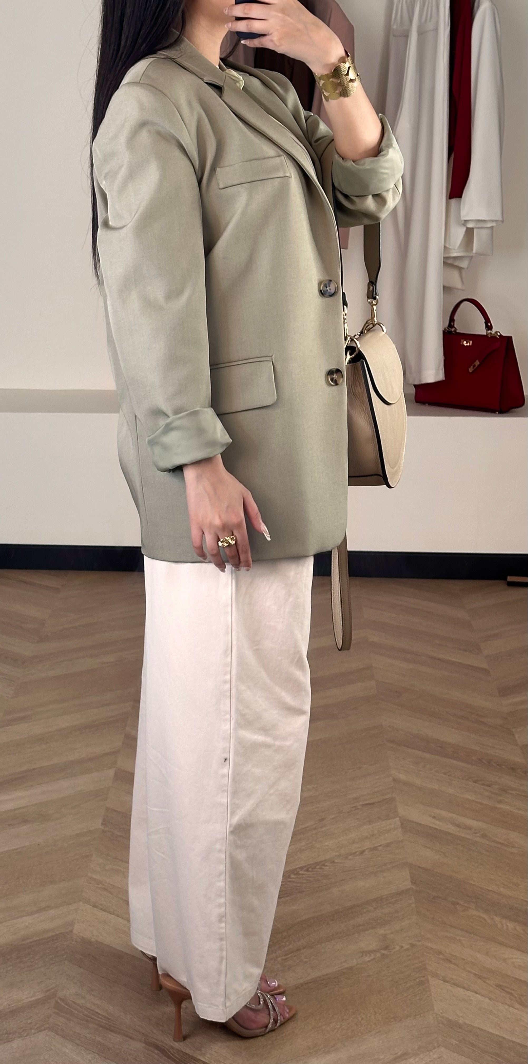 Blazer Sasa tilleul (PREMIUM CO)