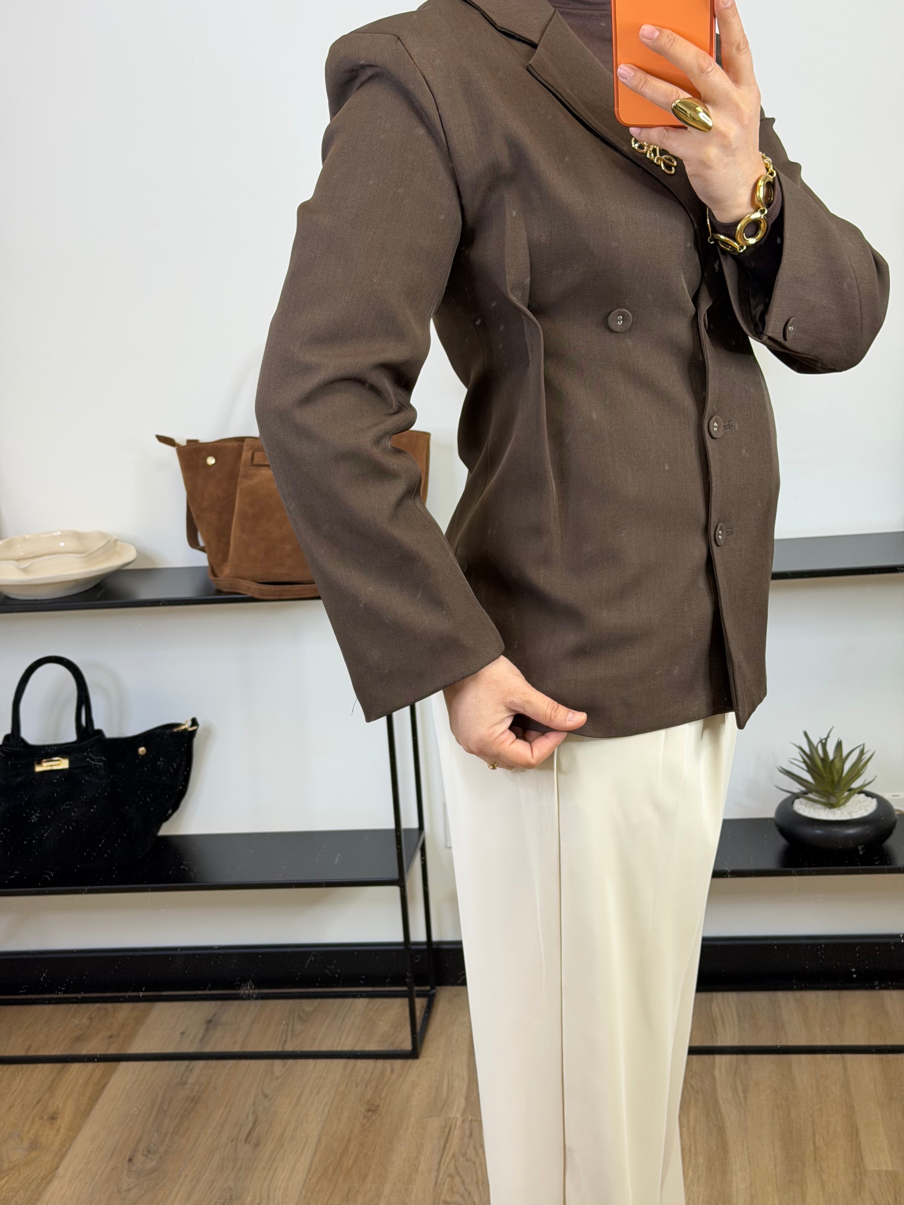 blazer Mocha I marron chocolat