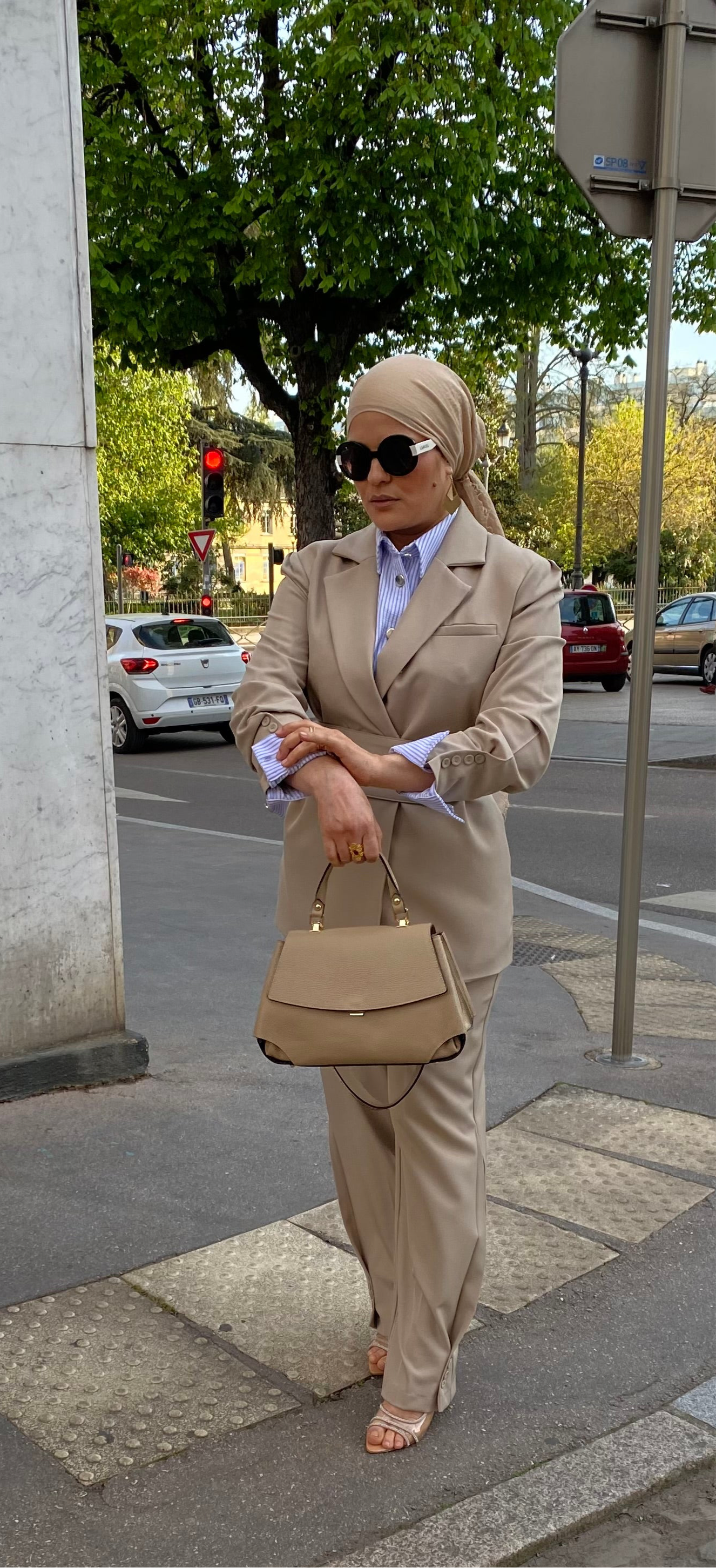 Sac a main Pauline taupe