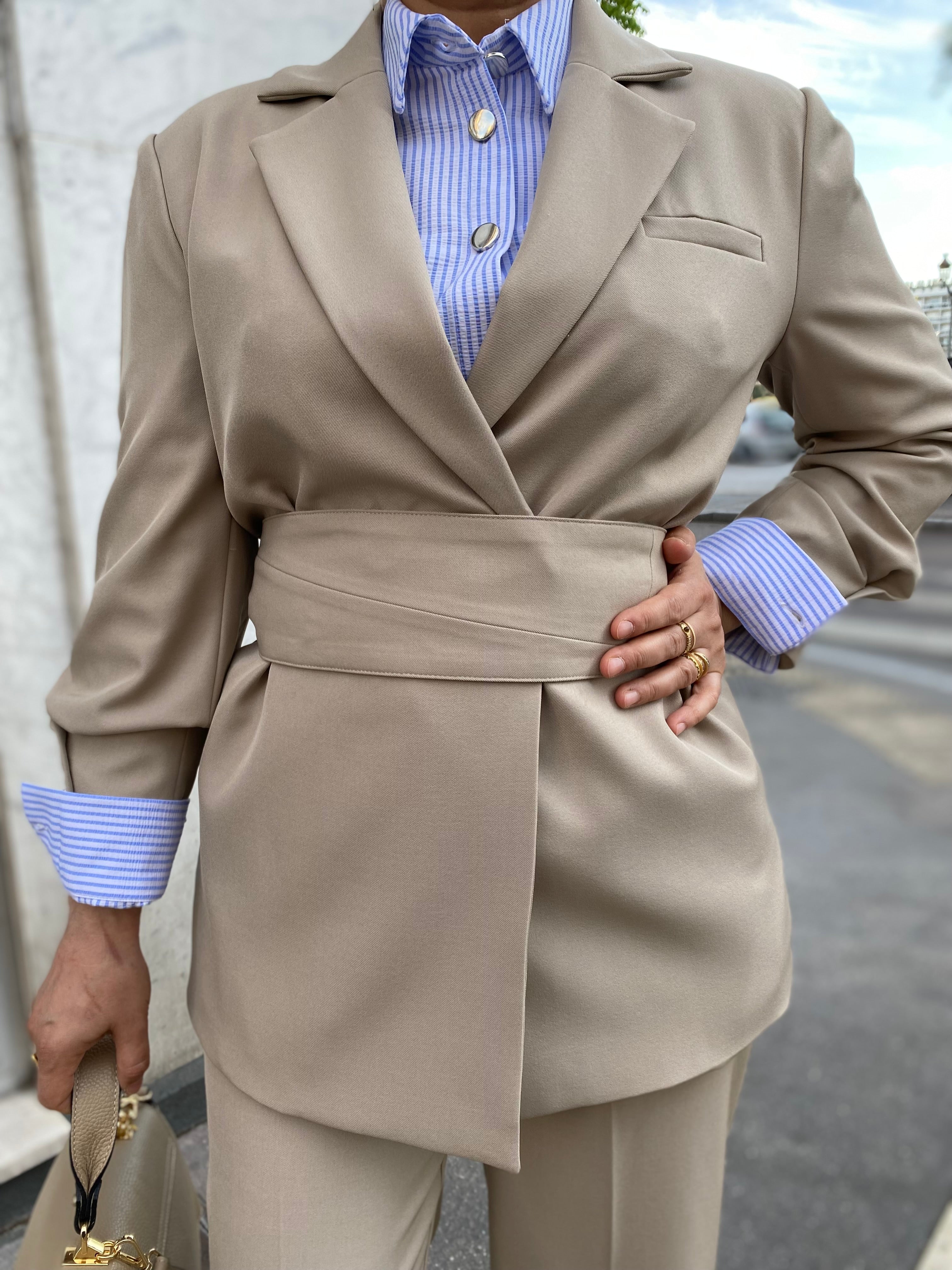 Blazer Ariana taupe (PREMIUM CO)