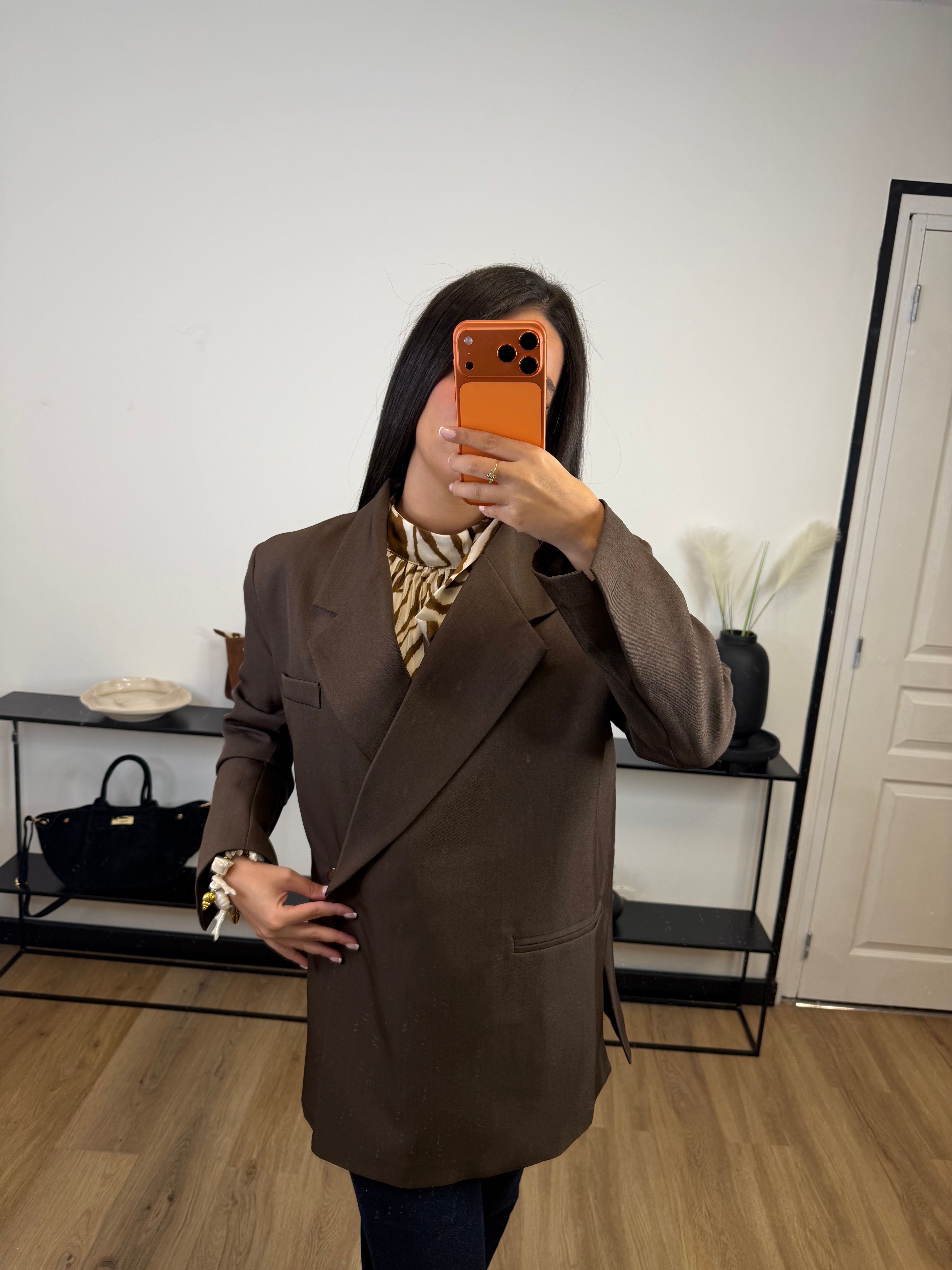 Blazer Éveline I marron chocolat