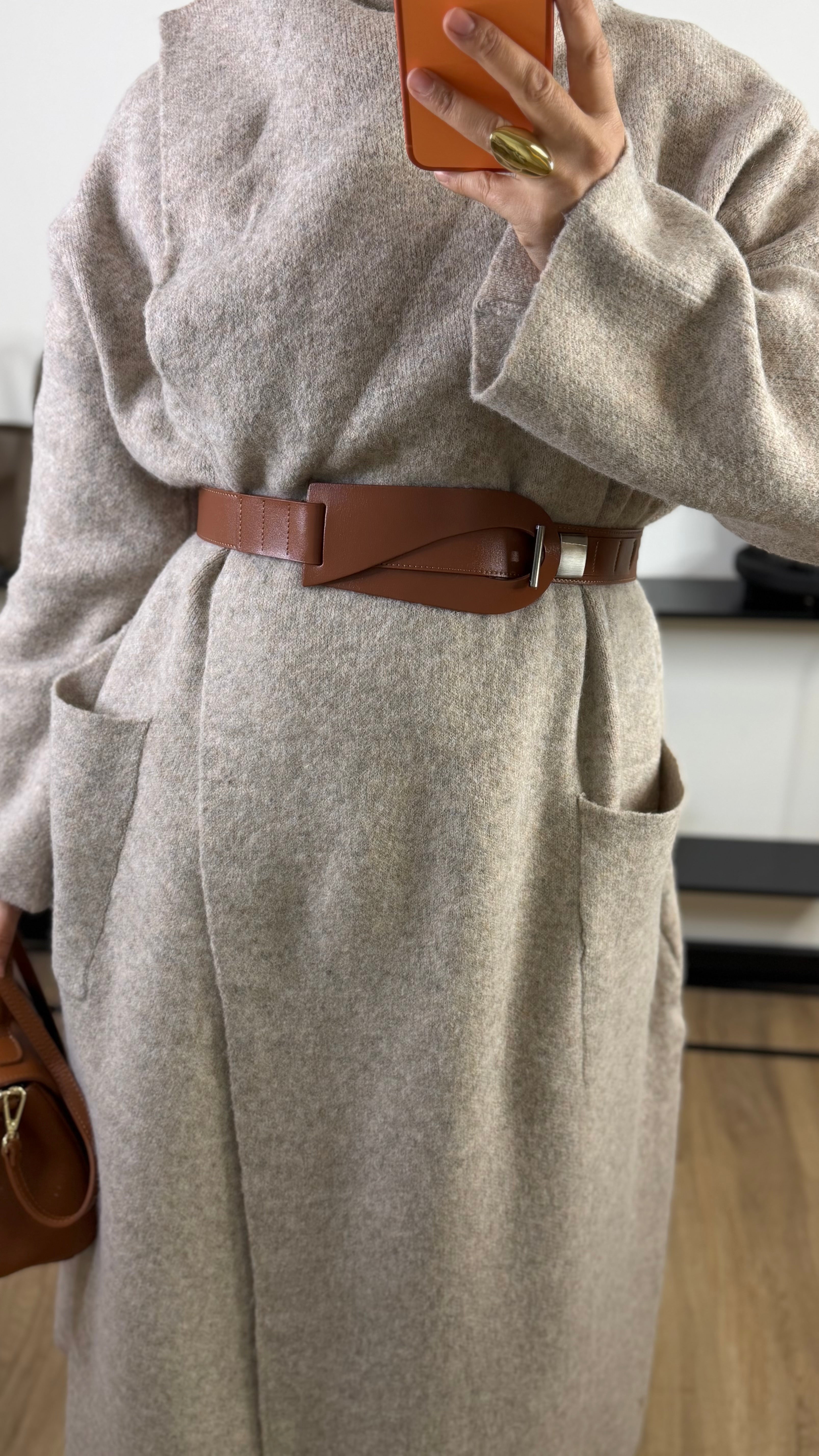 Cardigan Calme I taupe