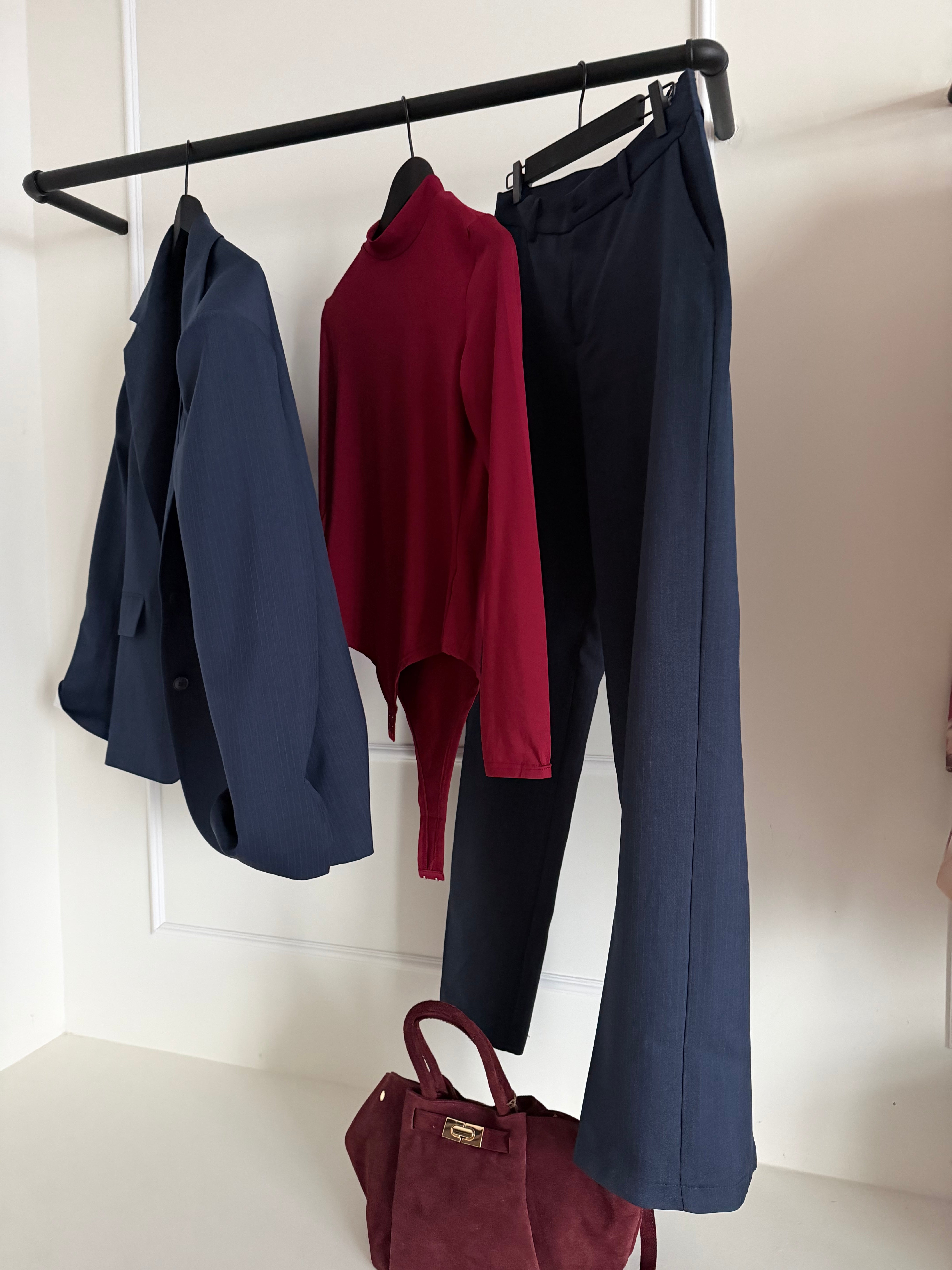 Haut body Roji I rouge bordeaux