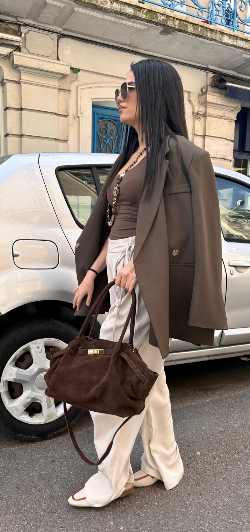Sac Demi marron