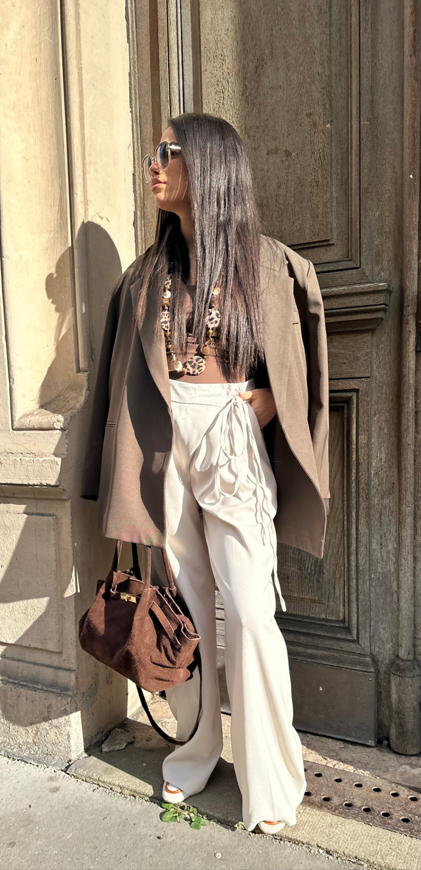 Sac Demi marron